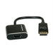 EAN 7611990148738 - ROLINE 12.03.3164 adaptador de cable de vídeo 0,15 m DisplayPort HDMI tipo A (Estándar) Negro imagen 4