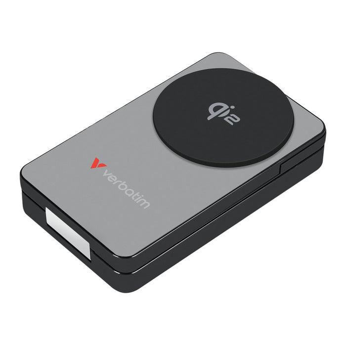 EAN 23942322955 - Verbatim 32295 batería externa Polímero de litio 10000 mAh Cargador inalámbrico Gris imagen 2