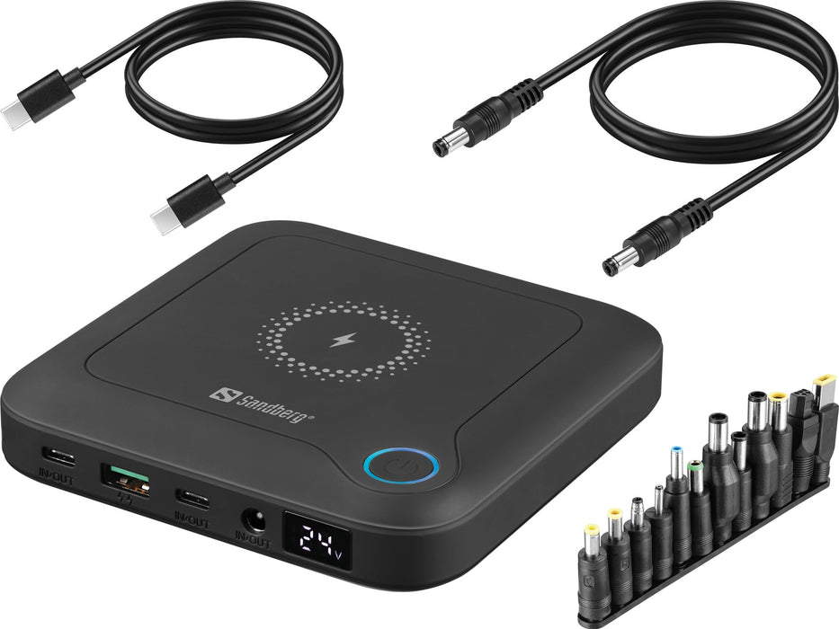EAN 5705730421464 - Sandberg 421-46 batería externa Ión de litio 25000 mAh Cargador inalámbrico Negro imagen 8