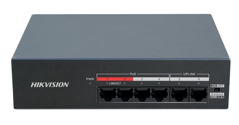 EAN 6942160490120 - Hikvision DS-XS06-P switch No administrado Fast Ethernet (10/100) Energía sobre Ethernet (PoE) imagen 1
