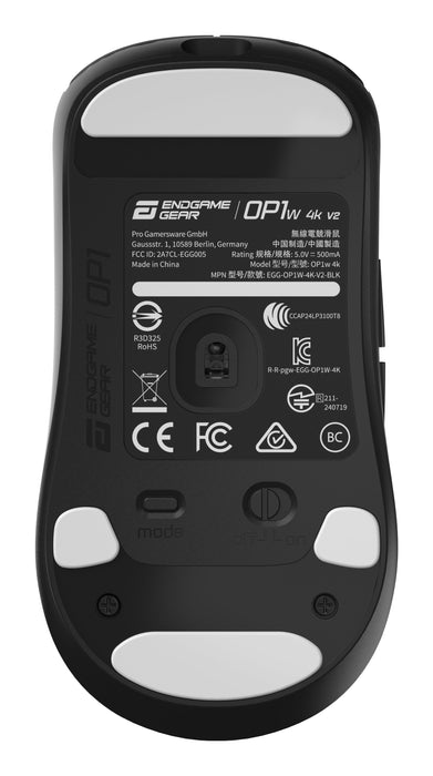 EAN 4251442513214 - Endgame Gear OP1W 4K V2 ratón Juego Mano derecha RF Wireless + USB Type-A Óptico 30000 DPI imagen 9