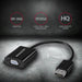 EAN 8595247904386 - Axagon RVD-VGN adaptador de cable de vídeo 0,15 m DisplayPort VGA (D-Sub) Negro imagen 2