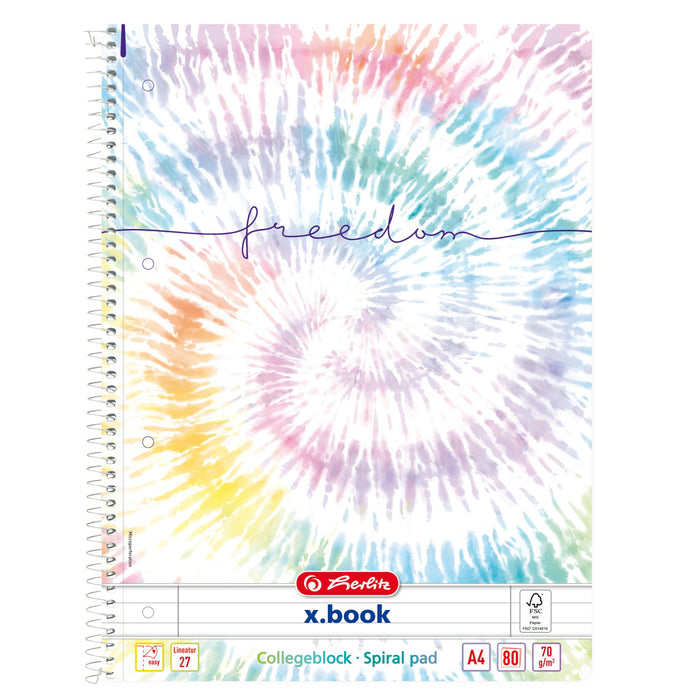 EAN 4008110364391 - Herlitz New Batik Freedom cuaderno y block A4 80 hojas Multicolor imagen 1