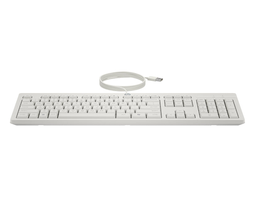 EAN 0198701753803 - HP 225 Wired Mouse and Keyboard Combo G2 Cashmere White teclado Ratón incluido Oficina USB Blanco imagen 1
