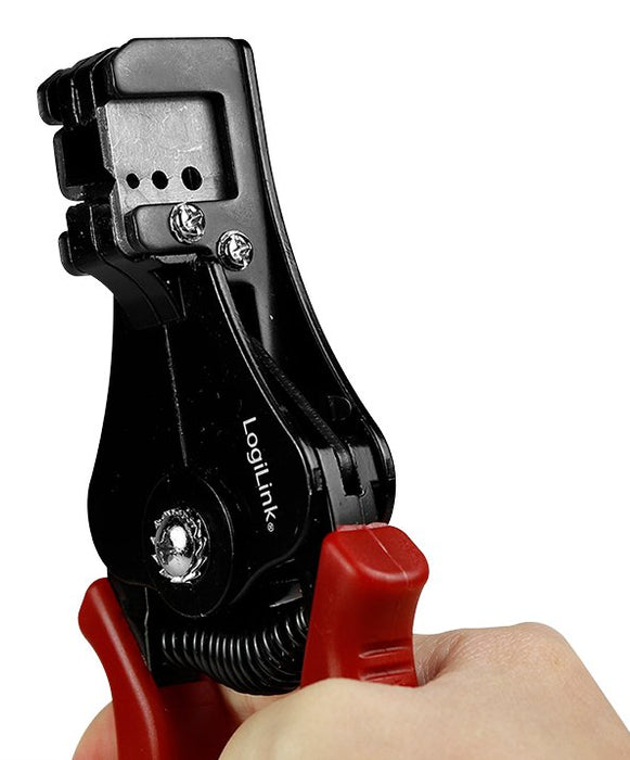 EAN 4052792076509 - LogiLink PHT0102 crimpadora Herramienta pelacables Negro, Rojo imagen 4
