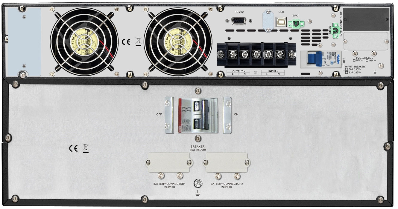 EAN 731304346289 - APC Easy UPS SRV RM 6000VA 230V sistema de alimentación ininterrumpida (UPS) Doble conversión (en línea) 6 imagen 2