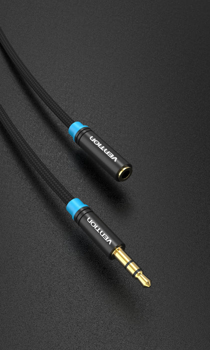 EAN 6922794731288 - Vention VAB-B06-B300-M cable de audio 3 m 3,5mm Negro imagen 7