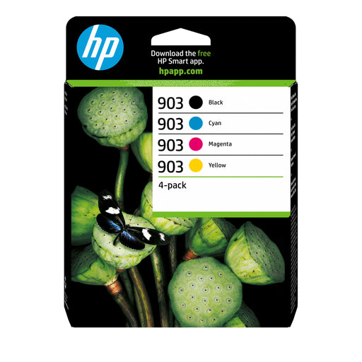 EAN 0199764688866 - HP 903 4-Pack CMYK(4) Original Ink Cartridge Combo cartucho de tinta 4 pieza(s) Rendimiento estándar Negr imagen 1