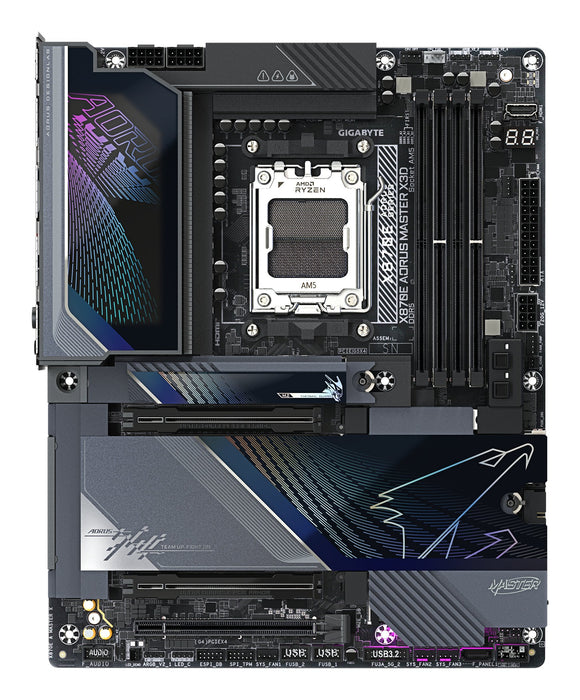 EAN 4719331878894 - GIGABYTE X870E AORUS MASTER X3D AMD X870E Zócalo AM5 ATX imagen 2
