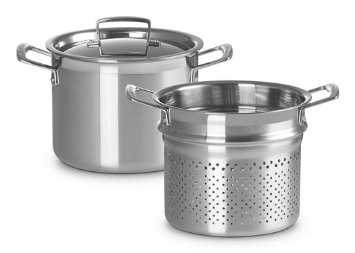 EAN 0630870042932 - Le Creuset 96200520001000 olla para pasta 5 L 20 cm Acero inoxidable imagen 3