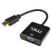 EAN 3700224705749 - MCL CG-287C2 adaptador de cable de vídeo 0,2 m HDMI tipo A (Estándar) VGA (D-Sub) + 3,5mm Negro imagen 1
