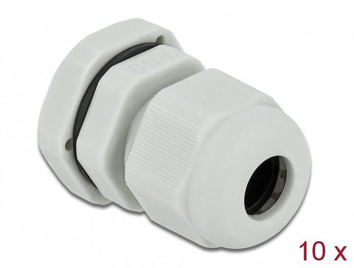 EAN 4043619601950 - DeLOCK 60195 sujetacables Gris Plástico 10 pieza(s) imagen 1