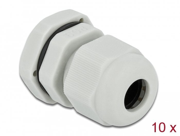 EAN 4043619601950 - DeLOCK 60195 sujetacables Gris Plástico 10 pieza(s) imagen 1