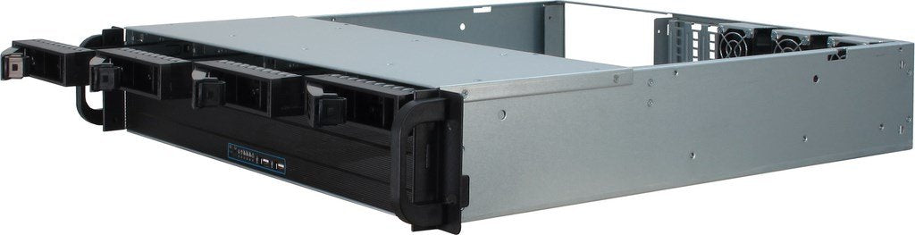 EAN 4260133128644 - Inter-Tech 2U-2404L Estante Negro, Plata imagen 4
