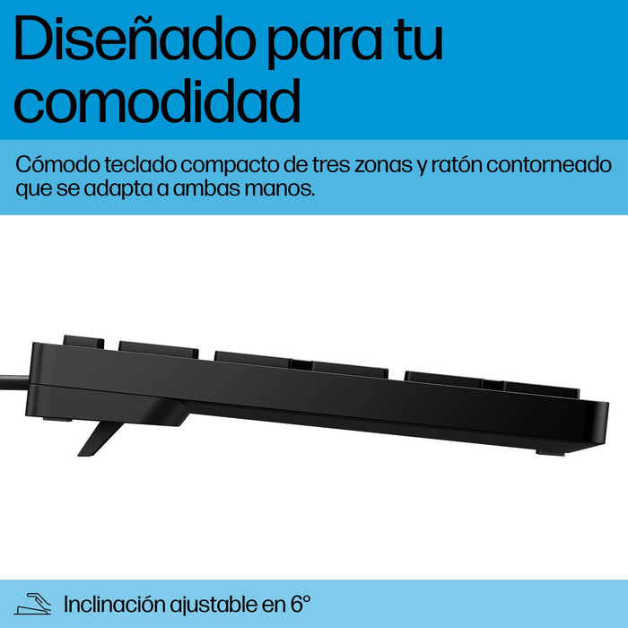 EAN 194721887849 - HP Wired Desktop 320MK Mouse and Keyboard teclado Ratón incluido Oficina USB Negro imagen 5