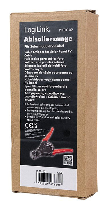EAN 4052792076509 - LogiLink PHT0102 crimpadora Herramienta pelacables Negro, Rojo imagen 6