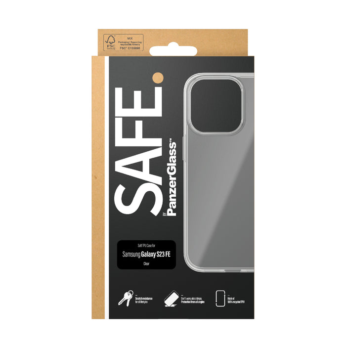 EAN 5711724956133 - PanzerGlass SAFE. by ® TPU Case Transparent for Samsung Galaxy S23 FE funda para teléfono móvil 16,3 cm ( imagen 3