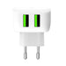 EAN 8021735756538 - Celly TC2USBLEDWH cargador de dispositivo móvil Universal Blanco Corriente alterna Interior imagen 1