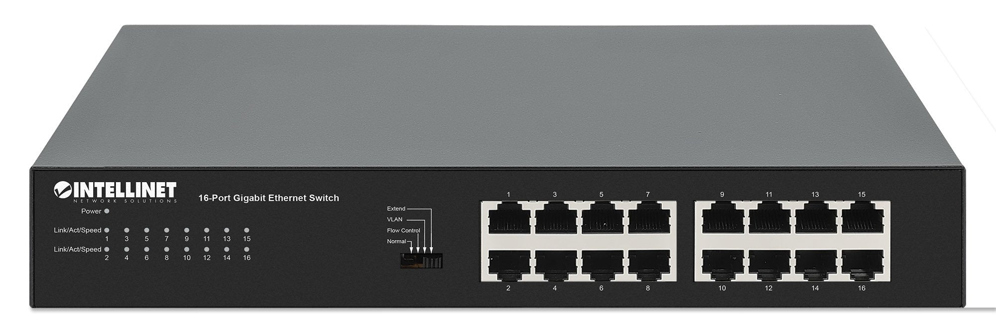 EAN 766623561815 - Intellinet 561815 switch Gigabit Ethernet (10/100/1000) Negro imagen 3