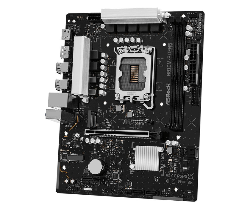 EAN 4711581494206 - Asrock H810M-P Gen5 Intel H810 LGA 1851 (Socket V1) micro ATX imagen 4