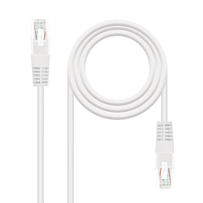 EAN 8433281003415 - Nanocable 10.20.0101-W cable de red Blanco 1 m Cat5e U/UTP (UTP) imagen 1
