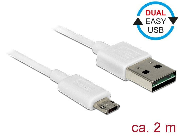EAN 4043619848089 - DeLOCK 84808 cable USB USB 2.0 2 m USB A Micro-USB B Blanco imagen 1