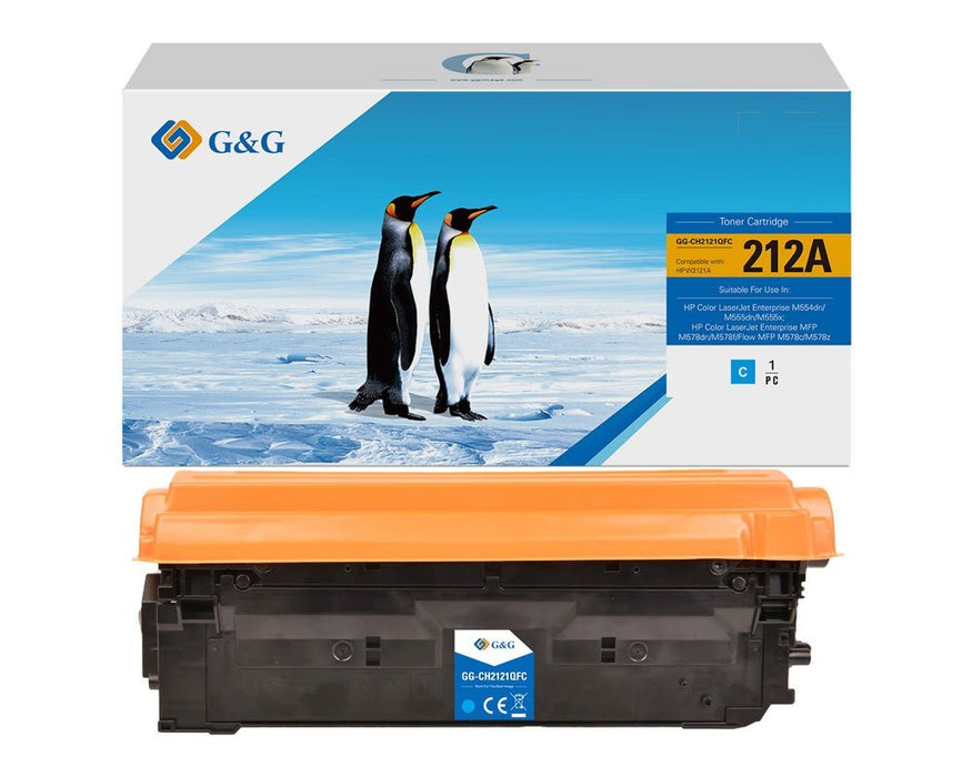 EAN 6941881272176 - G&G 21005 cartucho de tóner 1 pieza(s) Compatible Cian imagen 1
