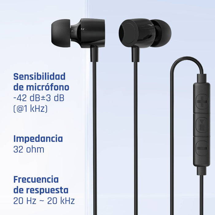 EAN 8435364320211 - iggual IGG320211 auricular y casco Alámbrico Dentro de oído Llamadas/Música USB Tipo C Negro imagen 5