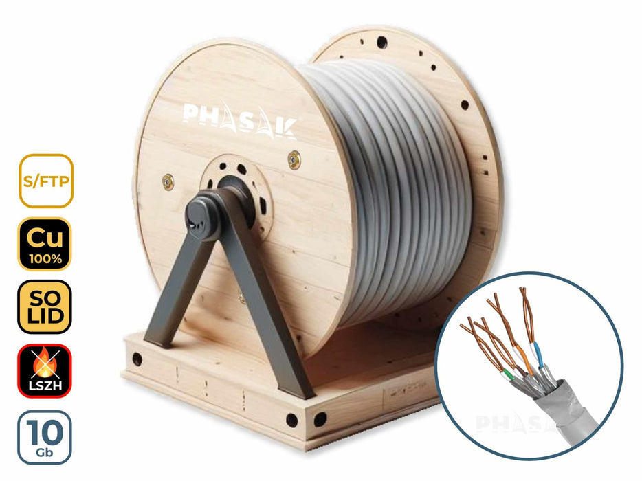 EAN 5605922050888 - Phasak PHR 660 cable de red Gris Cat6a S/FTP (S-STP) imagen 9