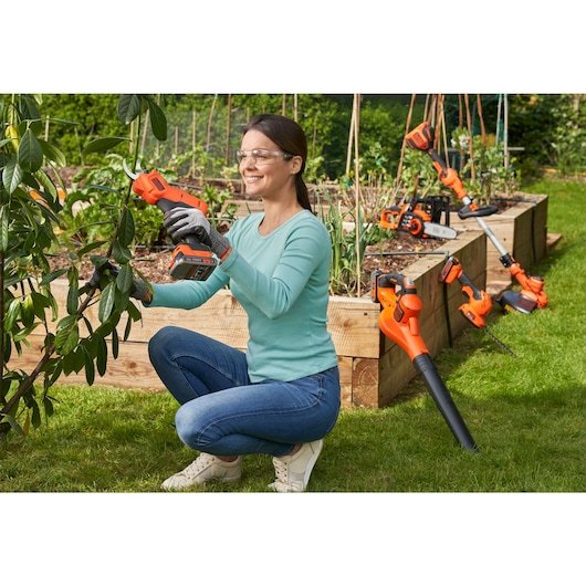 EAN 5035048788462 - Black & Decker Akku-Gartenschere 18V/2.0Ah BCPP18D1 Cizalla eléctrica imagen 6