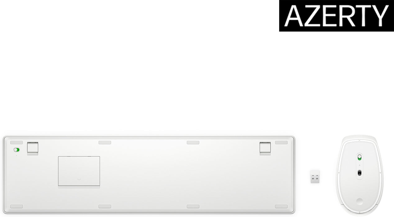 EAN 196188142189 - HP 650 Wireless Keyboard and Mouse Combo teclado Ratón incluido Hogar RF inalámbrico Blanco imagen 4