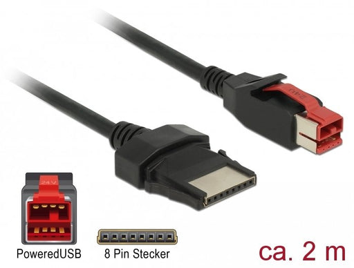 EAN 4043619854783 - DeLOCK 85478 cable de transmisión Negro 2 m PoweredUSB imagen 1
