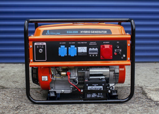 EAN 5905090330370 - Extralink EX.30370 motor-generador 5000 W 25 L Gas natural, Gas licuado del petróleo (LPG), Gasolina Negr imagen 2