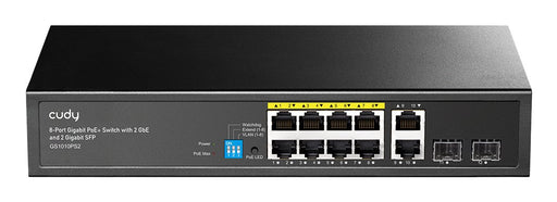 EAN 6971690793319 - Cudy GS1010PS2 switch No administrado Gigabit Ethernet (10/100/1000) Energía sobre Ethernet (PoE) Negro imagen 1