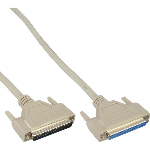 EAN 4043718002221 - InLine 37537 cable de serie Beige 2 m DB37 M DB37 F imagen 1