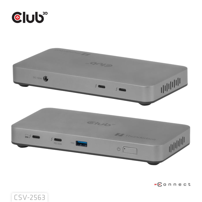 EAN 8719214473495 - CLUB3D CSV-2563 hub de interfaz Thunderbolt 5 120000 Mbit/s Plata imagen 9