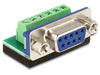 EAN 4043619654987 - DeLOCK 65498 cambiador de género para cable Sub-D 9p 6p Negro, Azul, Verde, Plata imagen 1