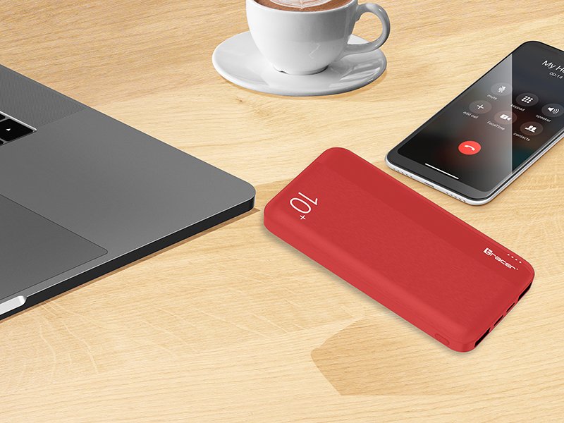 EAN 5907512873359 - Tracer WALKER - RD 10000 mAh 2A Polímero de litio Rojo imagen 3