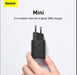 EAN 6953156206021 - Baseus TZCCSUP-L01 cargador de dispositivo móvil Smartphone Negro Corriente alterna, USB Carga rápida Int imagen 5