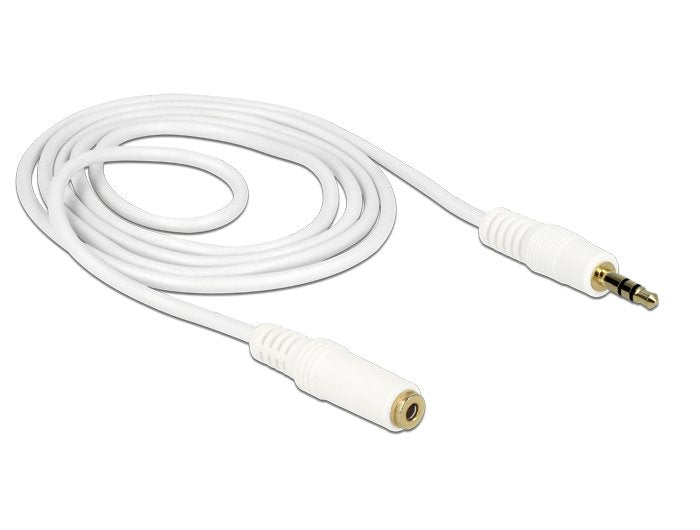 EAN 4043619837656 - DeLOCK 83765 cable de audio 1 m 3,5mm Blanco imagen 2