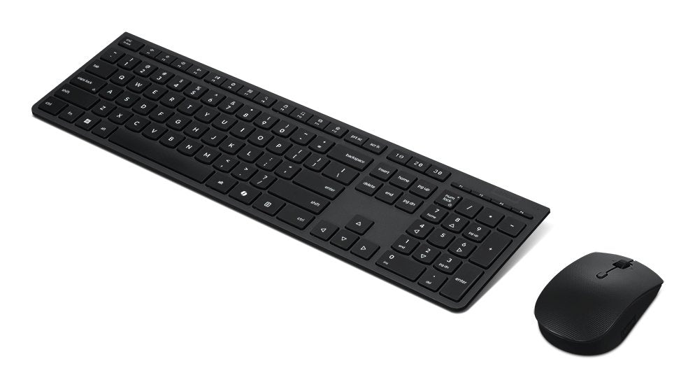 EAN 0195892114765 - Lenovo 4X31R64328 teclado Ratón incluido Oficina RF Wireless + Bluetooth Alemán Negro imagen 3
