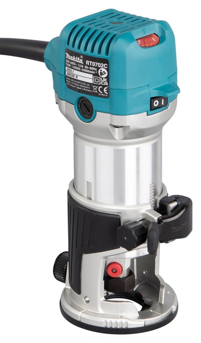 EAN 0088381752619 - Makita RT0702C fresadora y desbastadora Verde, Gris 34000 RPM 710 W imagen 7