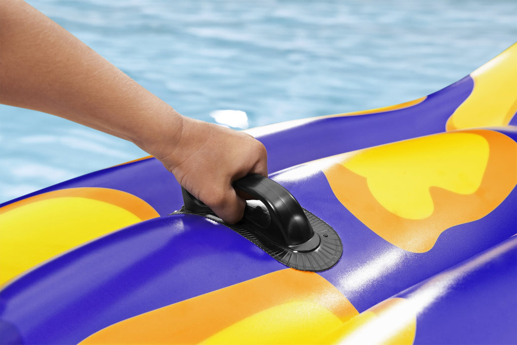 EAN 6941607348703 - Bestway 41502 flotador para piscina y playa Púrpura, Amarillo Monocromo Cloruro de polivinilo (PVC) Colch imagen 4