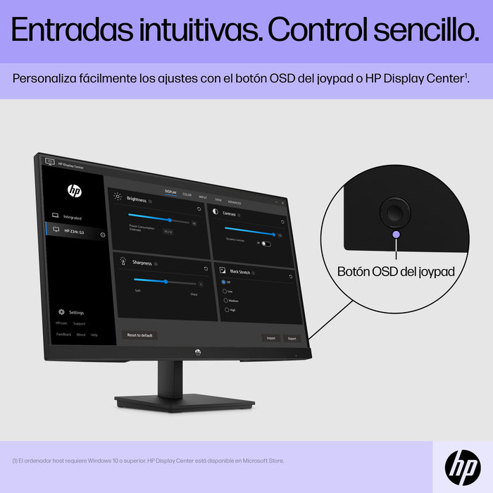 EAN 5715063139813 - HP V24i G5 FHD Monitor pantalla para PC 60,5 cm (23.8") 1920 x 1080 Pixeles Full HD LCD Negro imagen 9