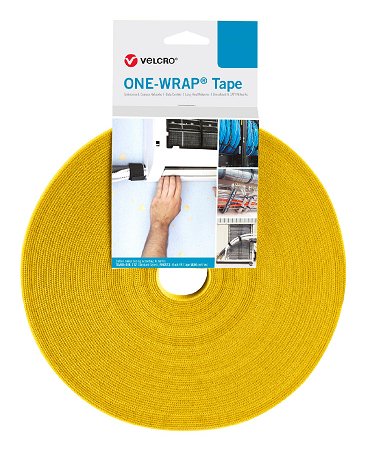 EAN 8412355641432 - Velcro One Wrap Tape presilla Velcro cable tie Polipropileno (PP) Amarillo 1 pieza(s) imagen 1