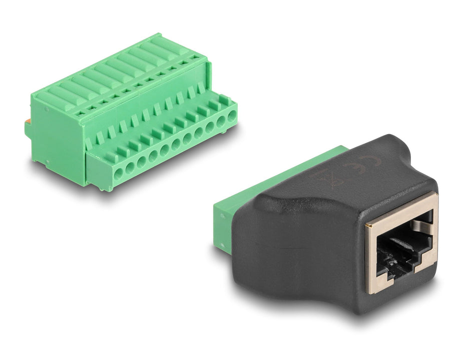 EAN 4043619662449 - DeLOCK 66244 cambiador de género para cable 11 pin terminal block Negro, Verde imagen 1