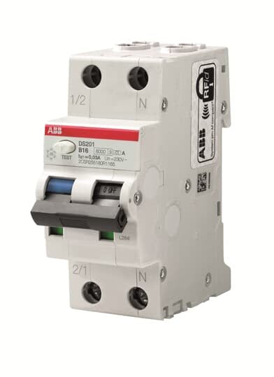 EAN 8012542066118 - ABB DS201 B10 A30 corta circuito Disyuntor en miniatura 2 2 módulo(s) imagen 1