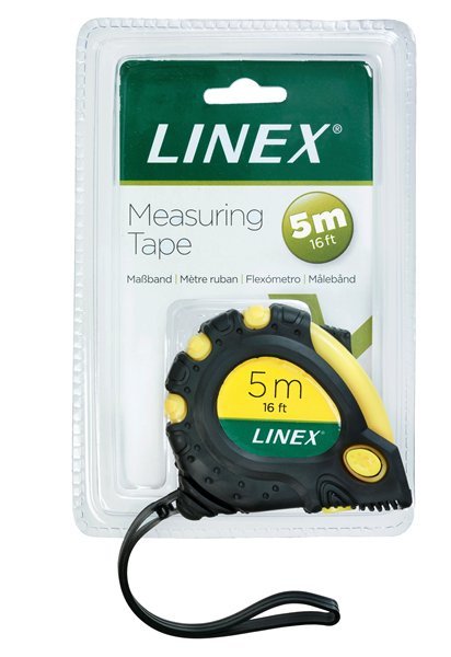 EAN 5701221460202 - Linex MT5000 cinta métrica 5 m Negro, Amarillo imagen 2