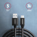 EAN 8595247906267 - Axagon BUCM3-AM15AB cable USB USB 3.2 Gen 1 (3.1 Gen 1) 1,5 m USB C USB A Negro imagen 2