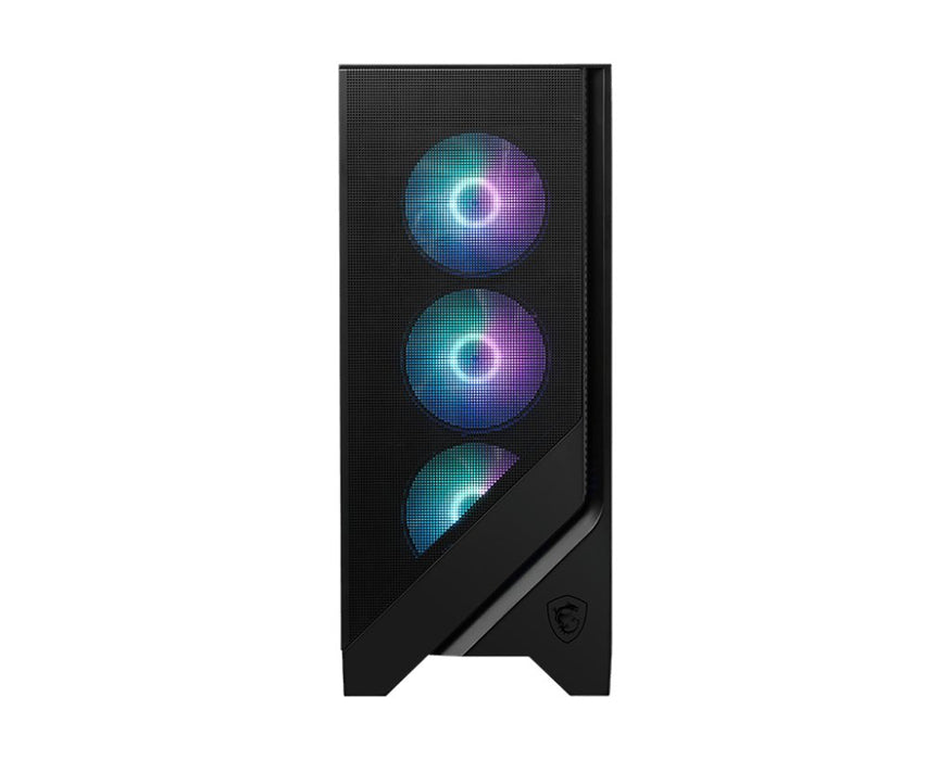 EAN 4711377121552 - MSI MAG Forge 320R AIRFLOW Micro Torre Negro, Transparente imagen 3
